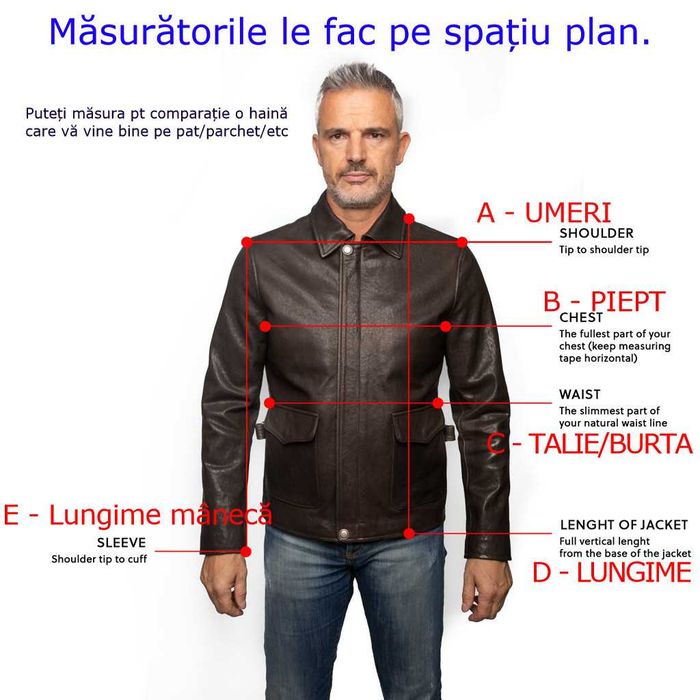 Geaca de piele barbati - Made in Germany - piele Nappa