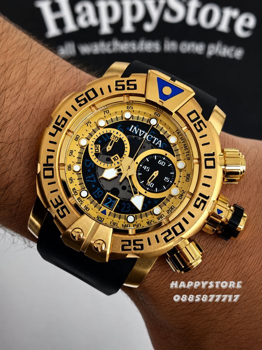 INVICTA Foxhound Gold 57 mm, Инвикта нов мъжки часовник