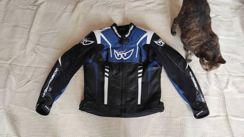 Geaca moto dama piele BERIK