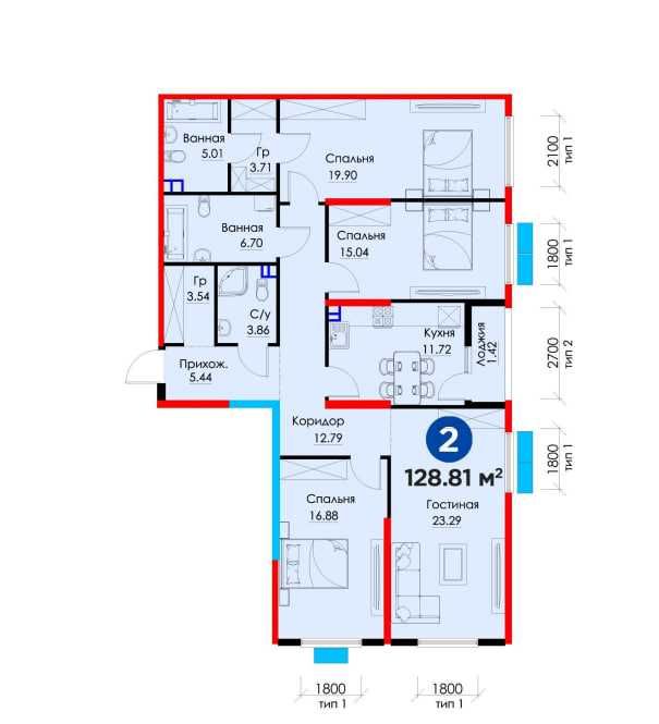 4-х комнатная квартира с кадастром по 947 у.е. за м2