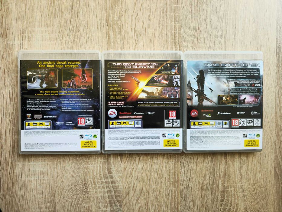 Mass Effect N7 Trilogy  за PlayStation 3 PS3 ПС3