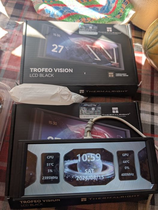 Display LCD Thermalright Trofeo - 6.8inch - magnetic - Negru !