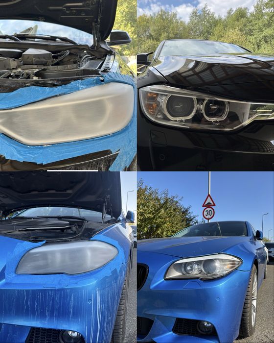 Polish faruri -reconditionare Faruri Polimerizare faruri