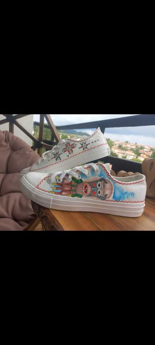 Кецове ръчно рисувани-"Кукери"