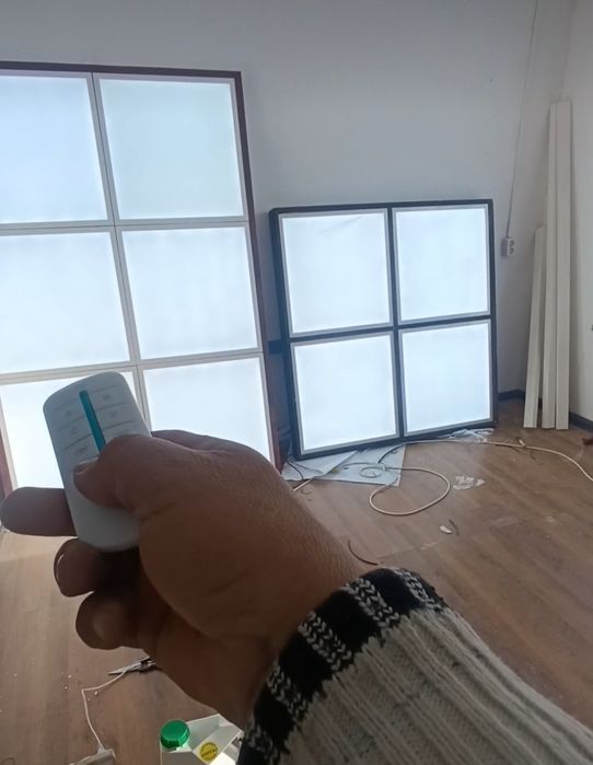 Фальш окна. Светильник