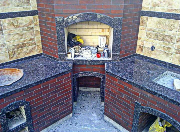 ЛЕТНИЕ КУХНИ . Камин. Печи.