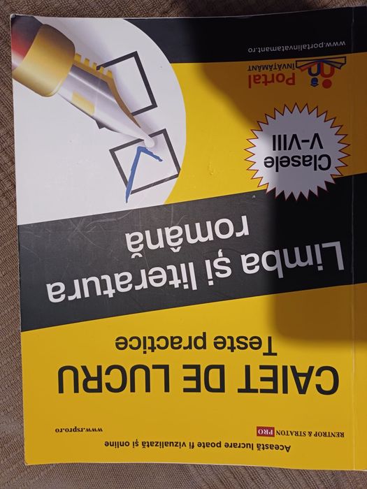 Vând cărți de matematica și limba romana!