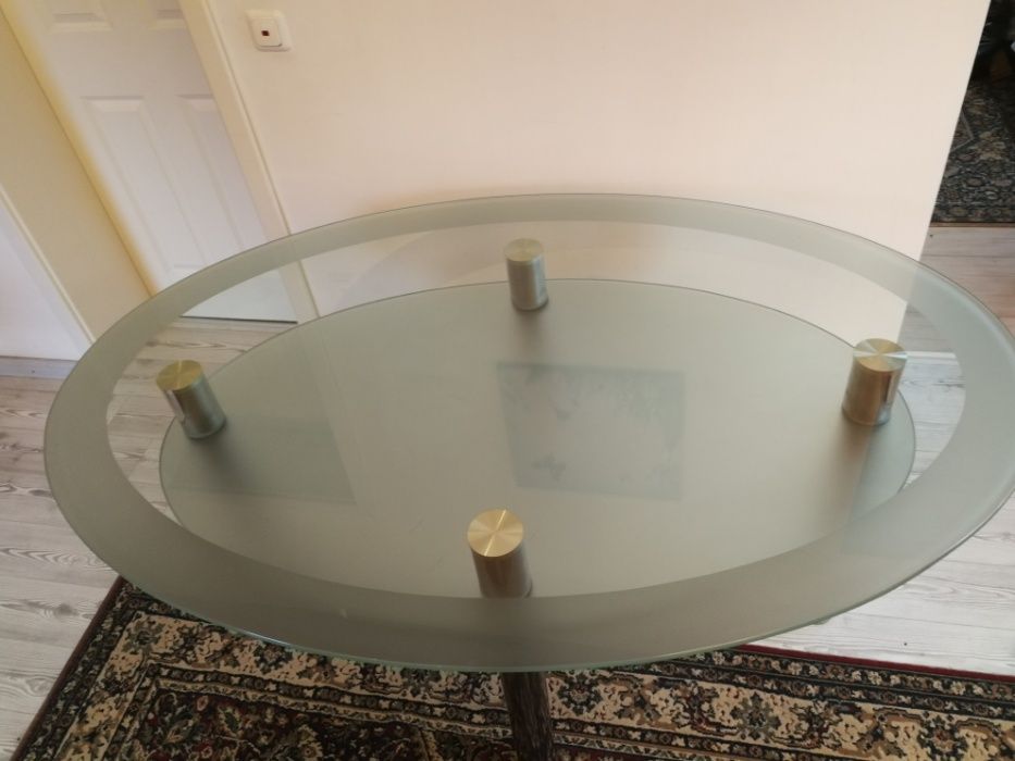 Masa sticla sufragerie, bucătărie