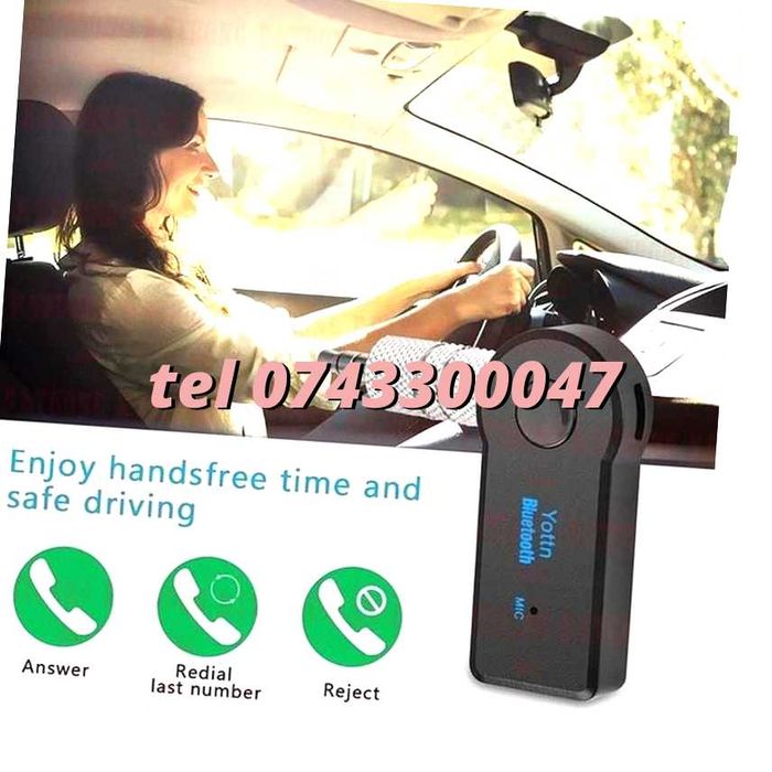 Receptor Auxiliar Car Kit Auto 3,5Mm Wireless/bluetooth X6