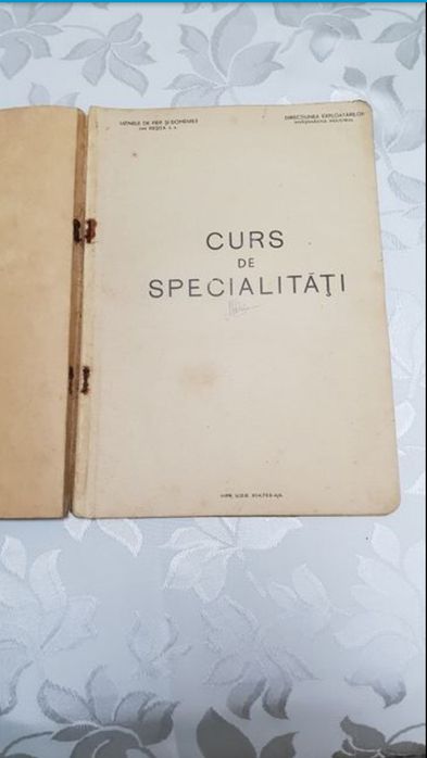 Carte tehnică veche ,,Curs de specialități " - instalațiile termice