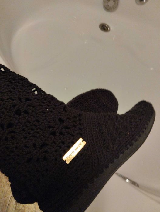 Cizme împletite hand made