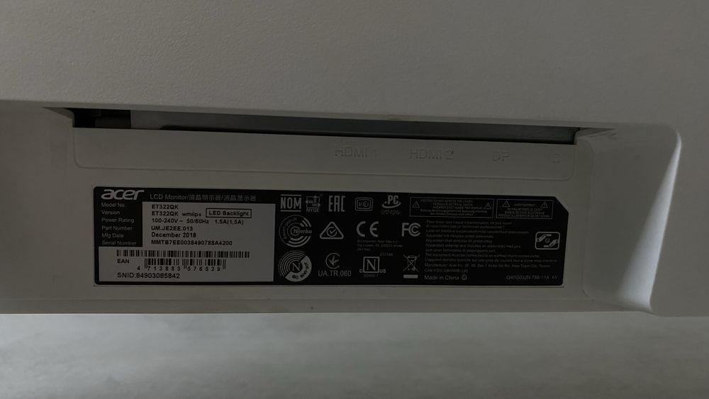 Монитор Acer ET322QK