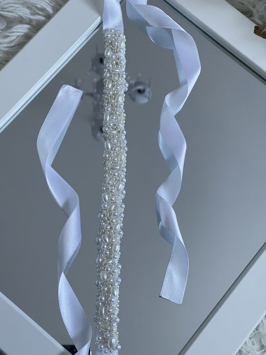 Brâu din mărgele cusut manuat! Handmade