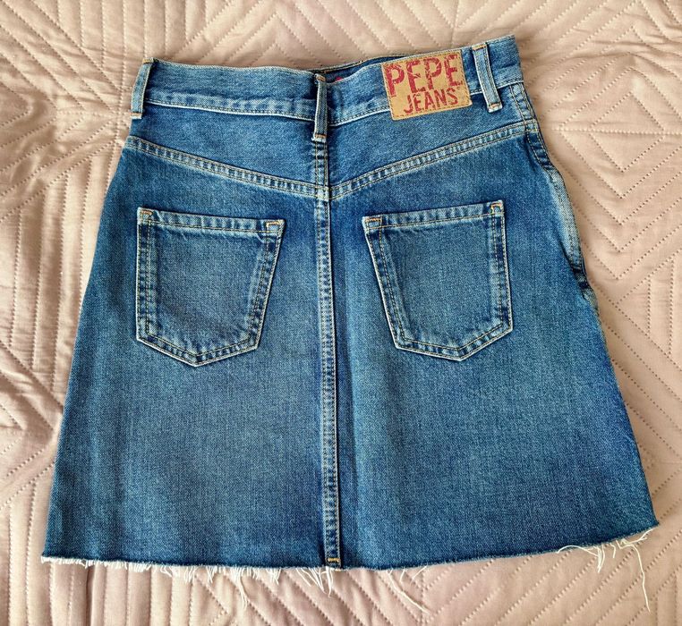 Дънкова пола Pepe Jeans, размер XS, в безупречно състояние, без никакви забележки