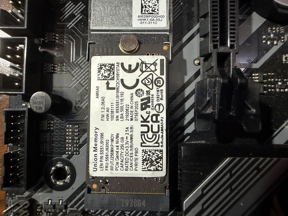 Материнская плата + ssd nvme