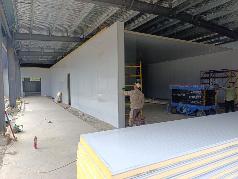 Монтаж сендвич панелей !