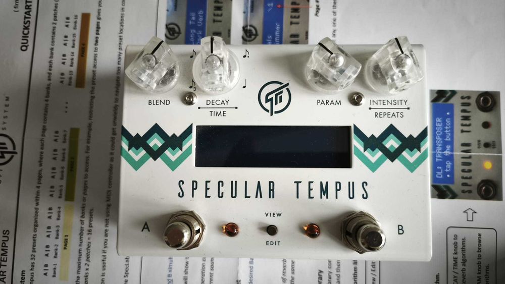 Pedala efect chitara electrica GFI System Specular Tempus - Garantie