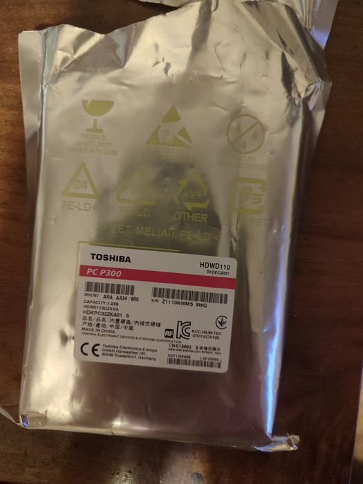 Продам жёсткий диск Toshiba