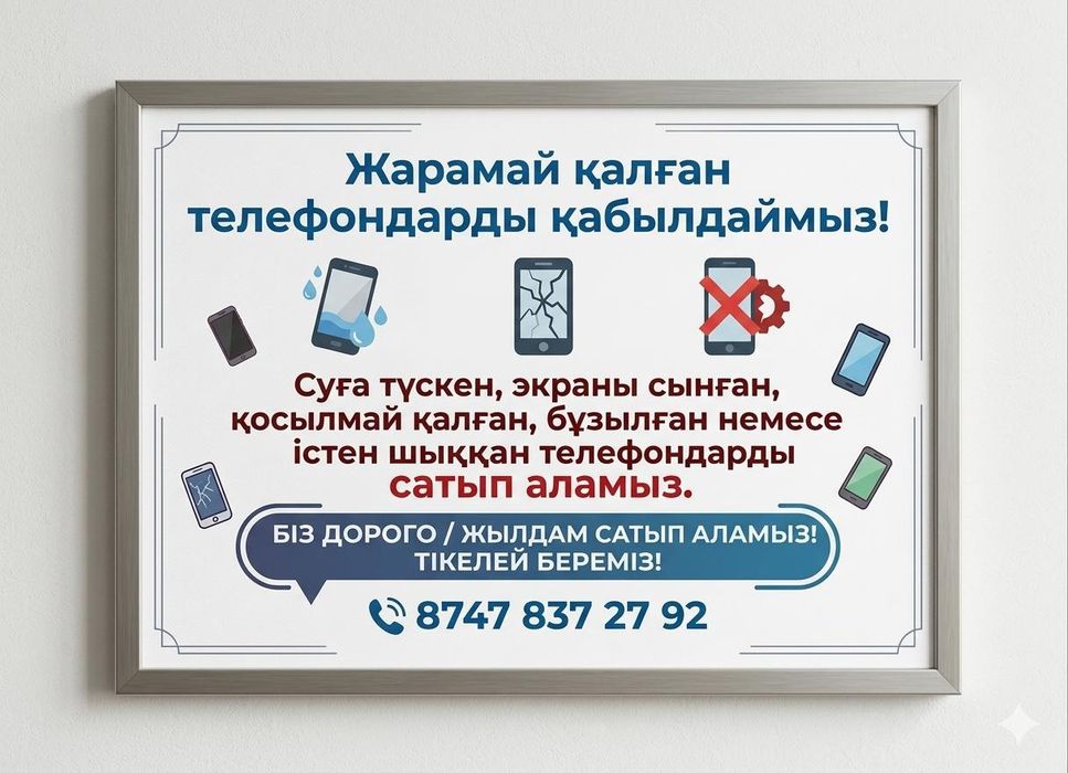 Скупаю телефоны с разбитым экраном а так же не пригодные для ремонта