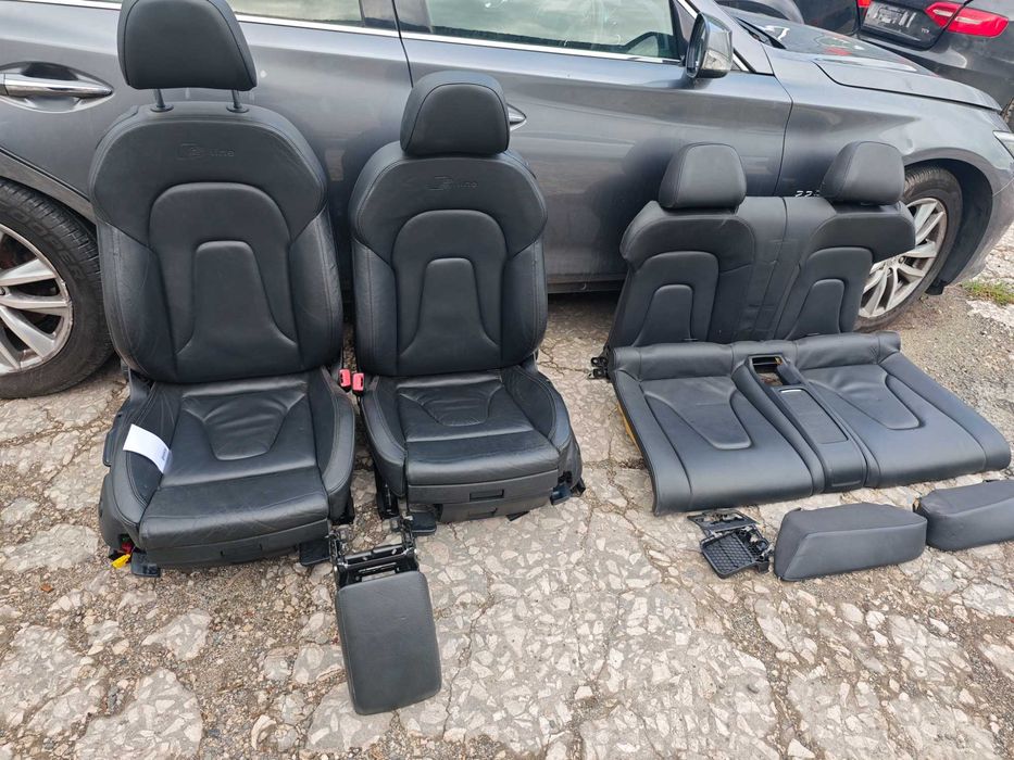 Ръчен кожен салон с подгрев надуване Audi A5 Cabrio Рекаро S-line 642