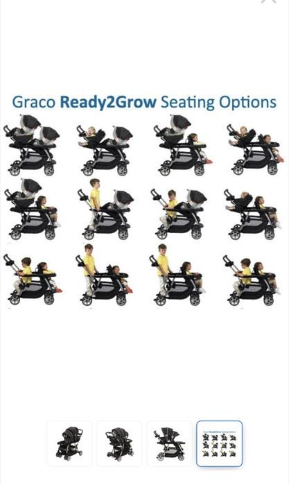 Количка за близнаци или породени деца Graco Ready 2 Grow