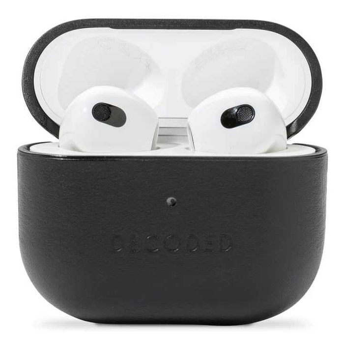 Husa protectie din piele pentru casti Apple AirPods 3