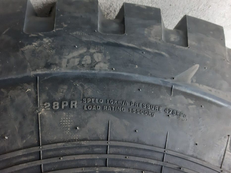 26.5-25 Cauciucurin noi Industriale cu 28PR Volvo Komatsu JCB TVA incl