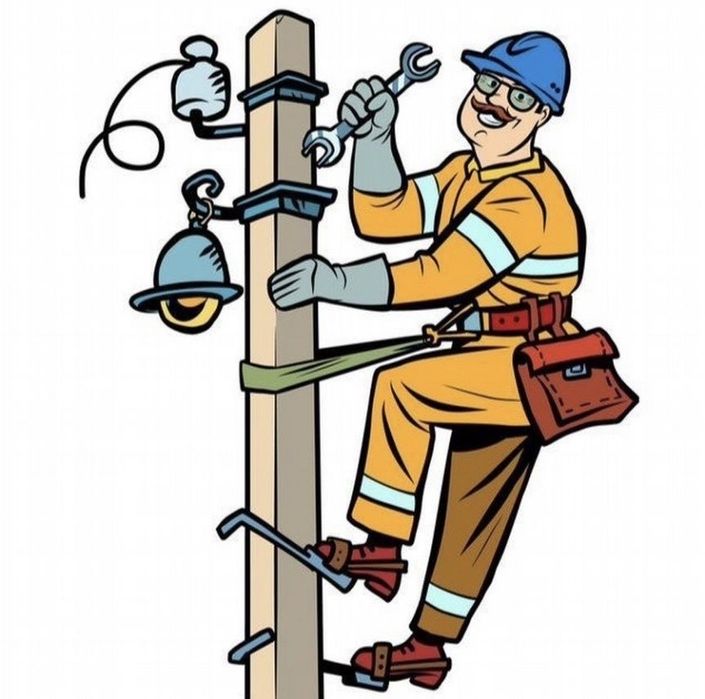 Столбага чикиш электрик хизматлари