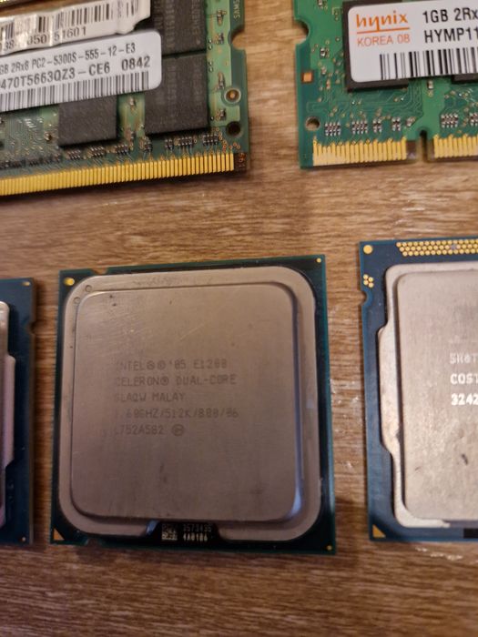 Стари компютърни компоненти - памет, процесор