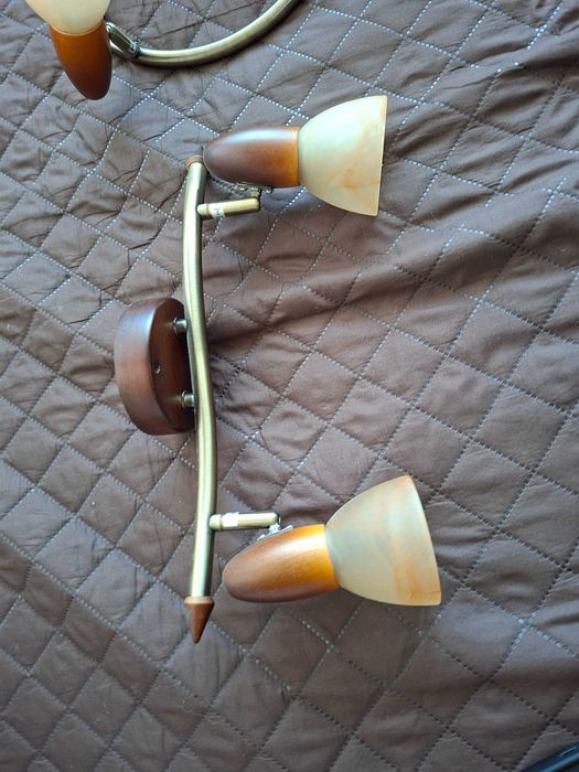 Полилий 2 бр.от метал и дърво