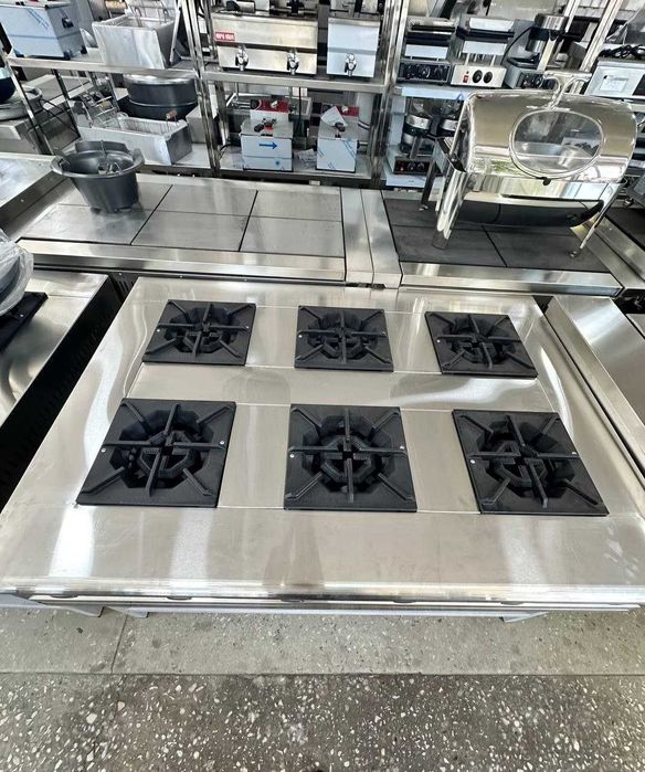 Газовая плита 6 конфорочная