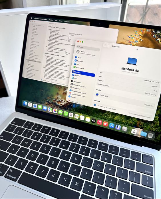 MacBook Air M4 Silver 16/256GB 9 Цикл