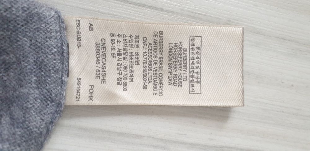 Burberry Brit  Wool / Cashmere Knit - M НОВО! ОРИГИНАЛ! Дамски Пуловер