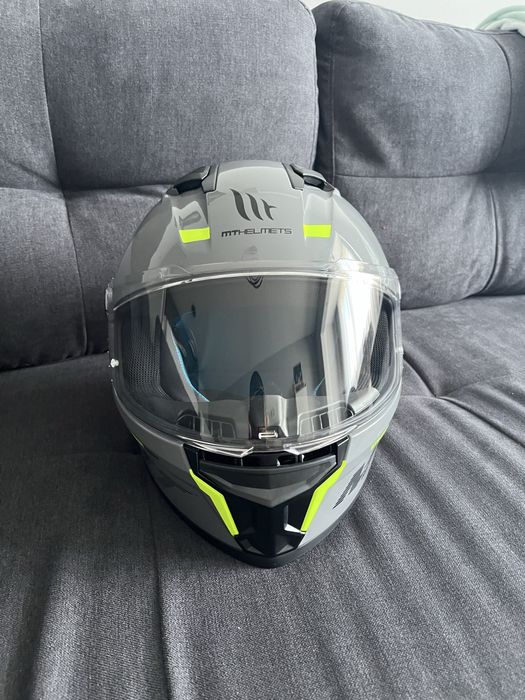 Каска MT stinger  2 solid a12 gloss grey