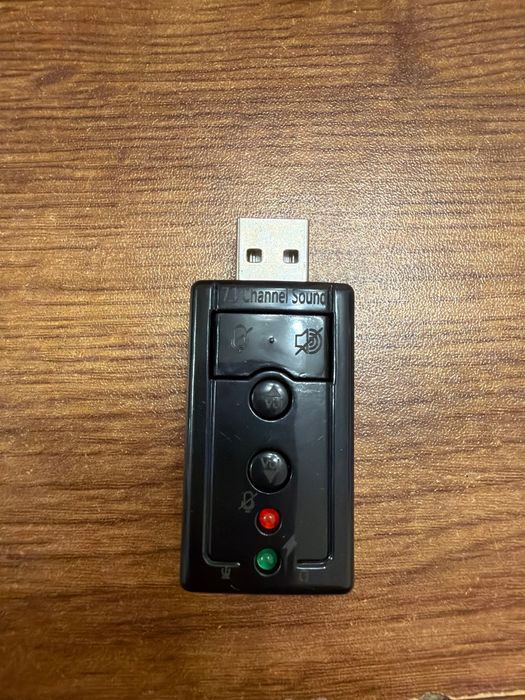 Чисто нова външна USB звукова карта 7.1 Channel Sound (аудио адаптер)