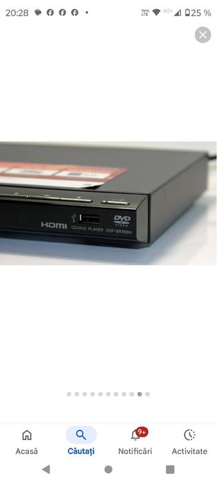 dvd player Sony~dvp-sr760h