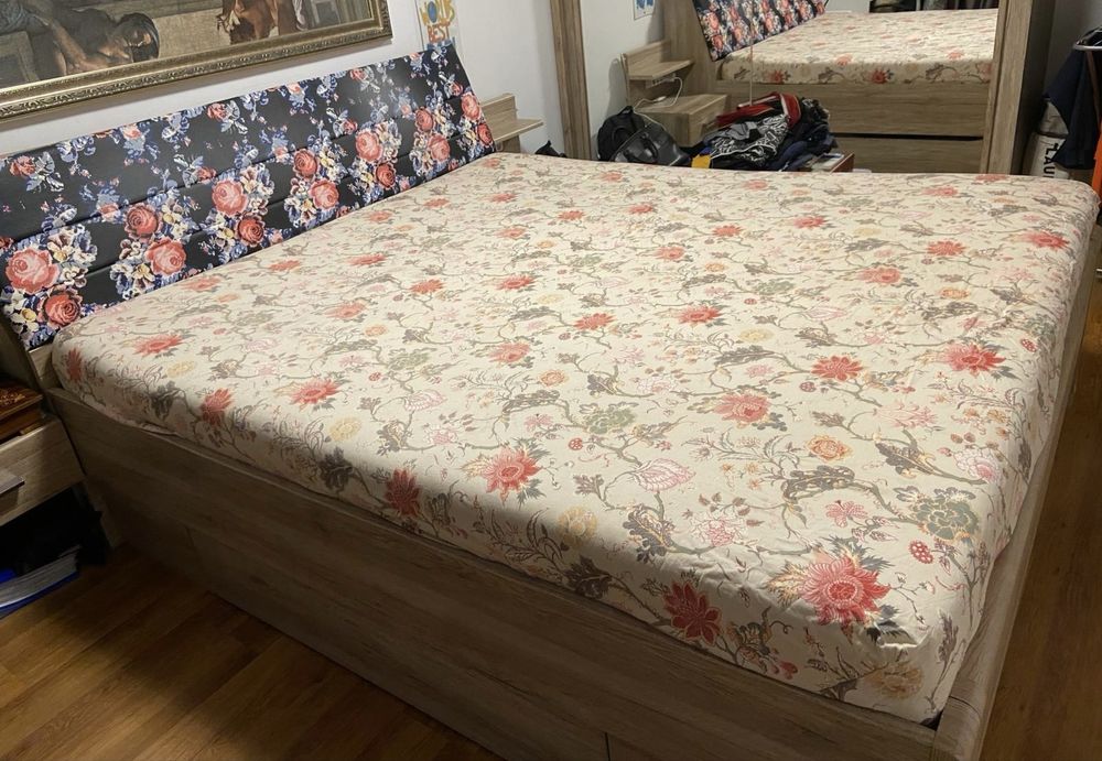 Легло с място за съгранение, ракла и матрак Айко Aiko