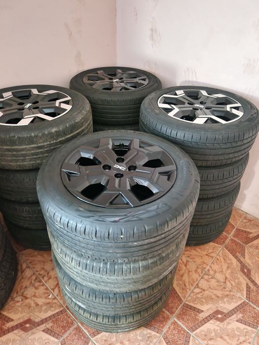 Jante aliaj 4x100 r16 anvelope 195 55 16 Dacia
