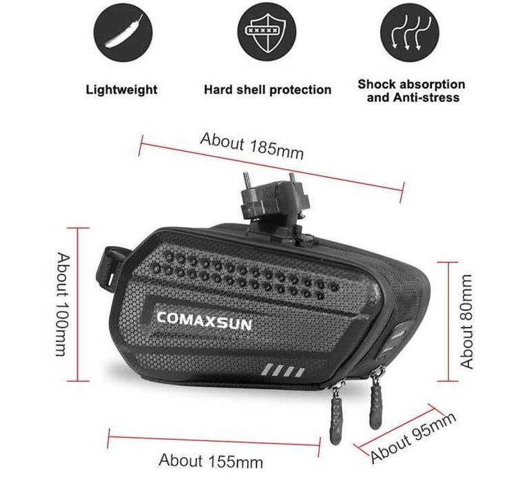 Geanta sa bicicleta rezistenta la apa solida multi compartiment