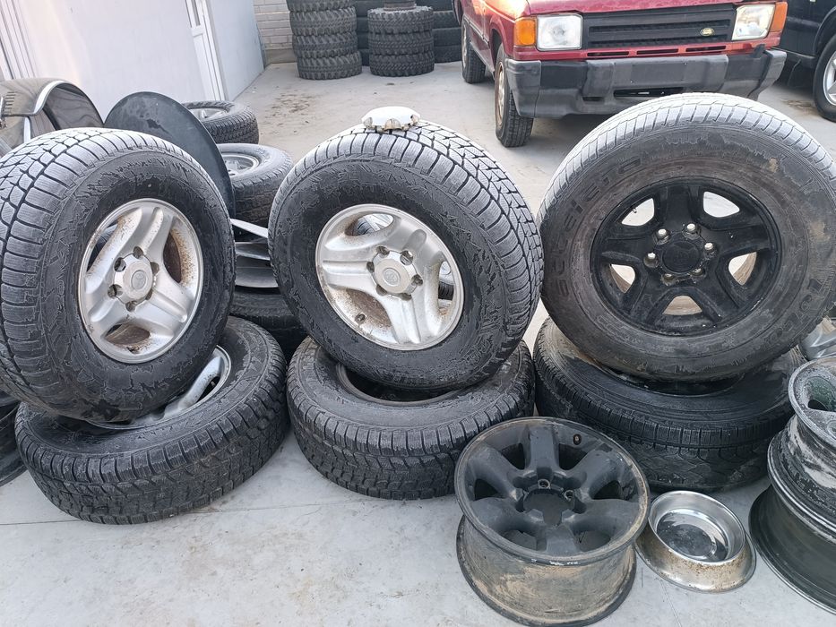 Jante și cauciucuri Toyota și Land Rover