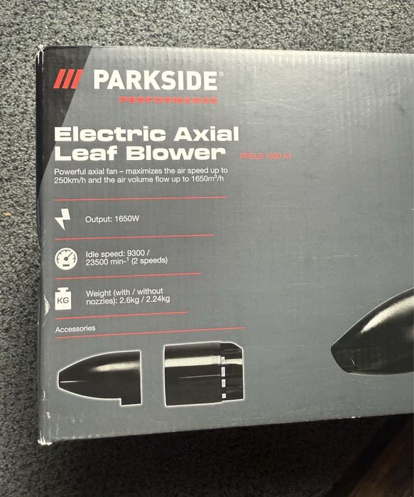 Suflanta frunze Parkside Performance pe fir 1650w