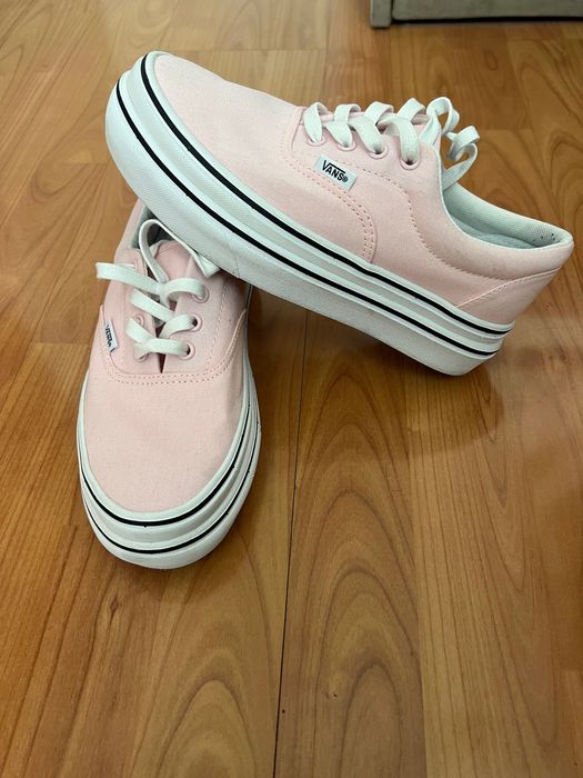 Vans кецове на платформа в бебешко розово, 37 номер