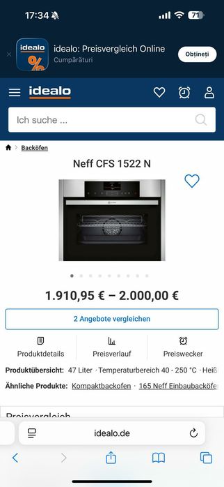 Cuptor Neff ,import Germania