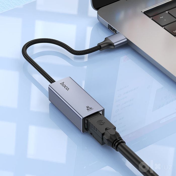 Адаптер USB-A на RJ45 Hoco UA37