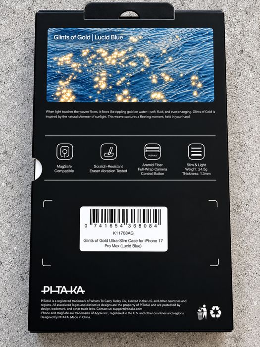 Husa PITAKA Edge Ultra Slim pentru iPhone 18 Pro Max
