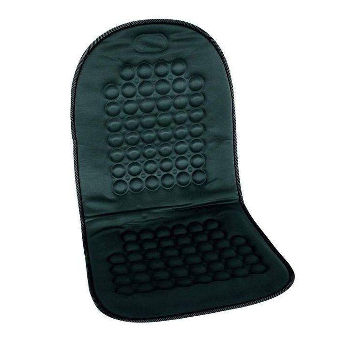 Husa scaun auto Carpoint cu masaj magnetic negru pentru scaunele din fata, 1 buc.