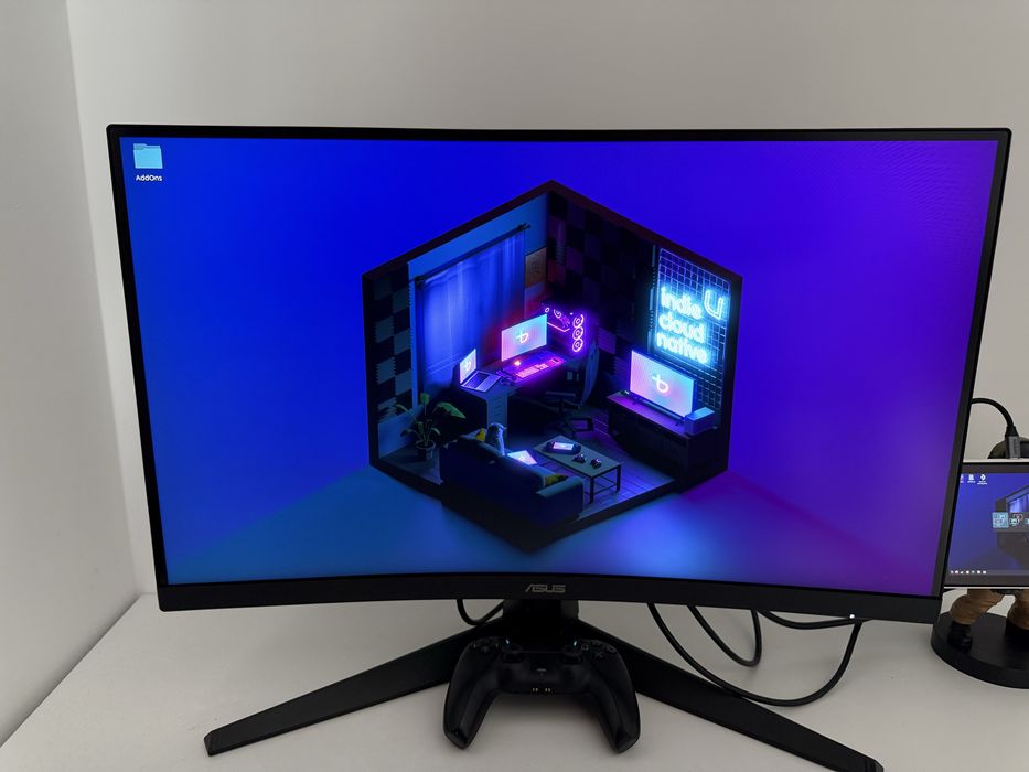 ASUS TUF Gaming VG27VH1B – 27” Curved Gaming Monitor, 165Hz