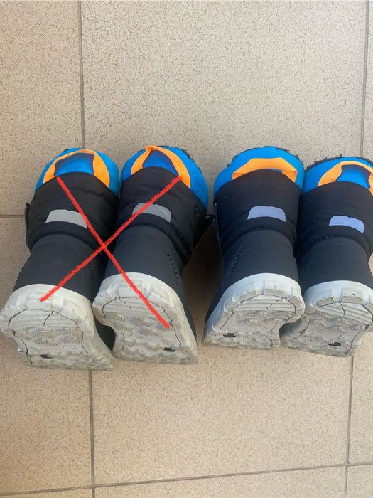 Детски непромокаеми ботуши, апрески, боти Quechua номер 25