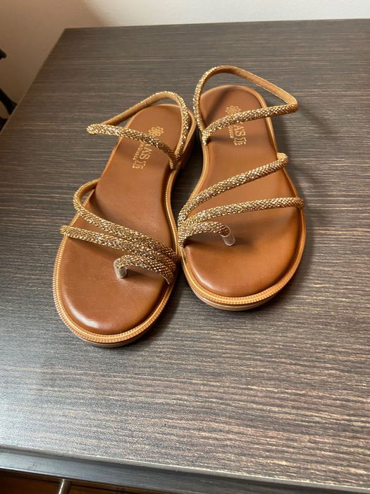 Кожени модерни сандали 36 номер