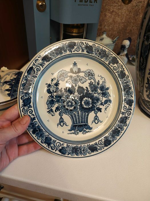 Delft оригинална чинии за стена лот мелници вазаи